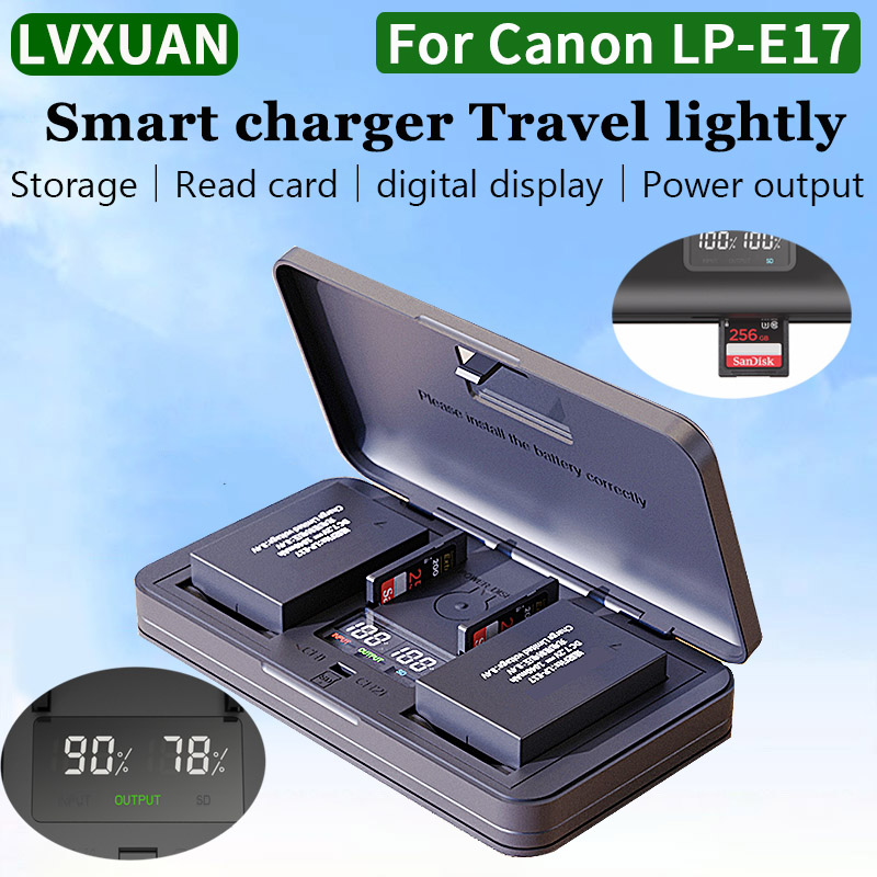 Canon Camera Eos R8 - LVXUAN LP-E17 Battery Charger,For Canon EOS