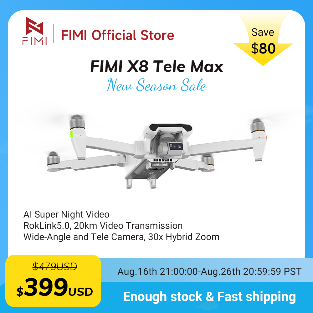 Drone Gimbal 2 Axis - FIMI X8 Tele Max Drone 1/2-inch