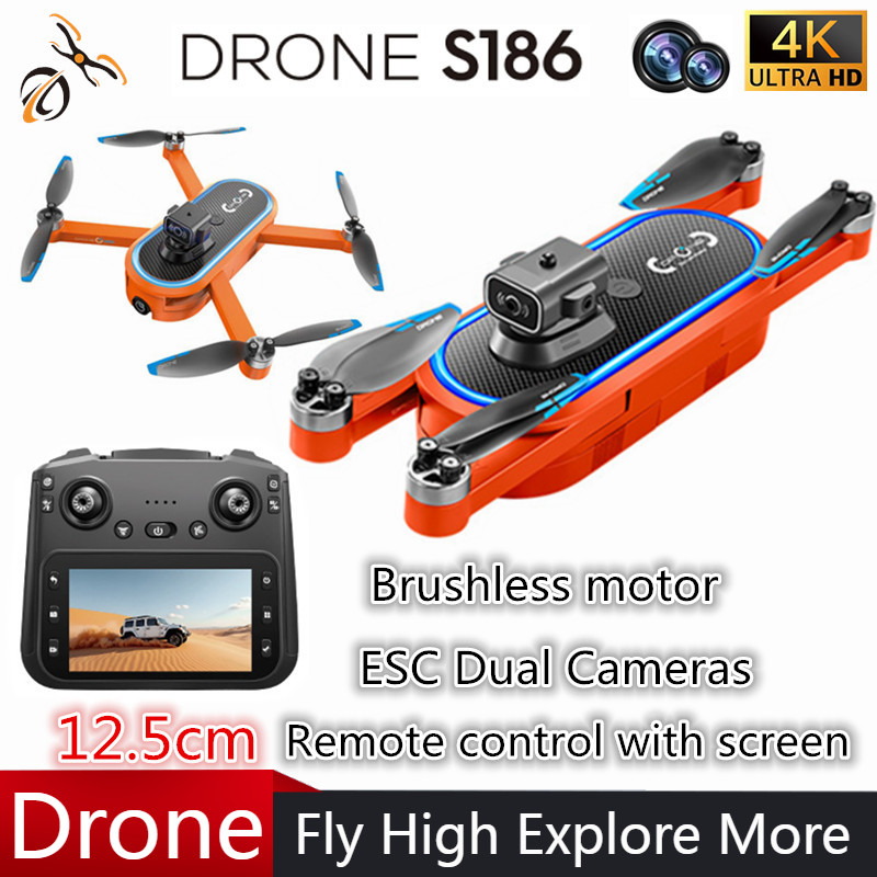 2025 S186 Drone Professional 4 - Drone Gimbal Brushless review and price