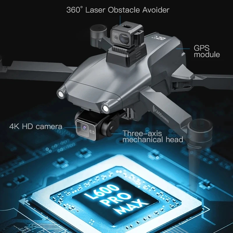 L600 PRO MAX GPS Drone Profess - Drone Gimbal Brushless review and price